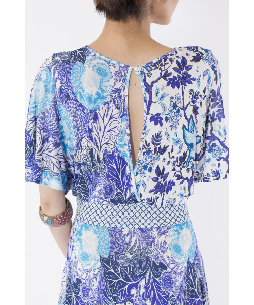Desigual(デシグアル)の「「Desigual/デシグアル」ワンピース・ドレス(ワンピース・レディース・ブルー系その他・LARGE/MEDIUM/SMALL/X-LARGE/X-SMALL)」の8枚目の写真