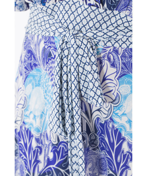Desigual(デシグアル)の「「Desigual/デシグアル」ワンピース・ドレス(ワンピース・レディース・ブルー系その他・LARGE/MEDIUM/SMALL/X-LARGE/X-SMALL)」の10枚目の写真