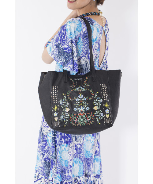 Desigual(デシグアル)の「「Desigual/デシグアル」ワンピース・ドレス(ワンピース・レディース・ブルー系その他・LARGE/MEDIUM/SMALL/X-LARGE/X-SMALL)」の12枚目の写真