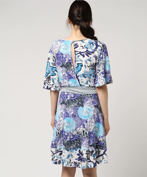 Desigual(デシグアル)の「「Desigual/デシグアル」ワンピース・ドレス(ワンピース・レディース・ブルー系その他・LARGE/MEDIUM/SMALL/X-LARGE/X-SMALL)」の3枚目の写真