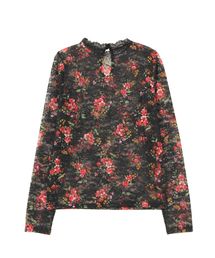EVRIS | ハイネックフラワーレースTOPS(Tシャツ/カットソー)