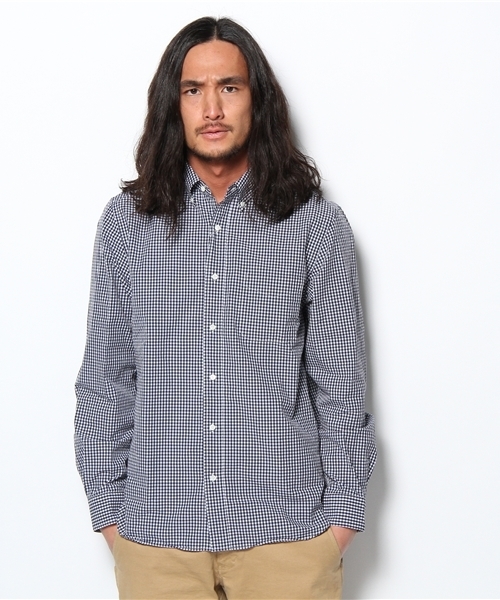 BEAMS PLUS（ビームスプラス）の「○BEAMS PLUS / ギンガムB.Dシャツ（シャツ/ブラウス・メンズ・ブルー/その他1・SMALL/MEDIUM/LARGE/X-LARGE/XX-LARGE）」の2枚目の写真