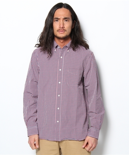 BEAMS PLUS（ビームスプラス）の「○BEAMS PLUS / ギンガムB.Dシャツ（シャツ/ブラウス・メンズ・ブルー/その他1・SMALL/MEDIUM/LARGE/X-LARGE/XX-LARGE）」の3枚目の写真