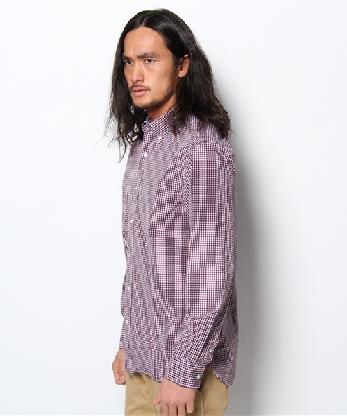 BEAMS PLUS（ビームスプラス）の「○BEAMS PLUS / ギンガムB.Dシャツ（シャツ/ブラウス・メンズ・ブルー/その他1・SMALL/MEDIUM/LARGE/X-LARGE/XX-LARGE）」の4枚目の写真