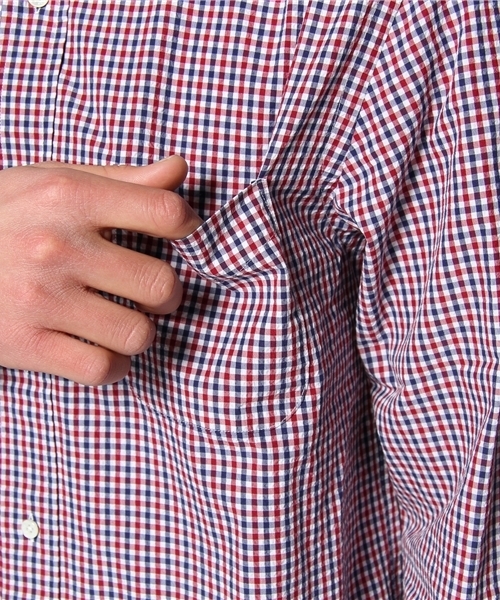 BEAMS PLUS（ビームスプラス）の「○BEAMS PLUS / ギンガムB.Dシャツ（シャツ/ブラウス・メンズ・ブルー/その他1・SMALL/MEDIUM/LARGE/X-LARGE/XX-LARGE）」の8枚目の写真