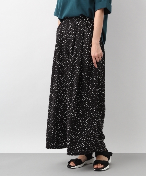 LEPSIM（レプシィム）の「ドットプリントワイドパンツ　789547（その他パンツ・レディース・ブルー系その他/レッド系その他/ブラック系その他・FREE）」の2枚目の写真
