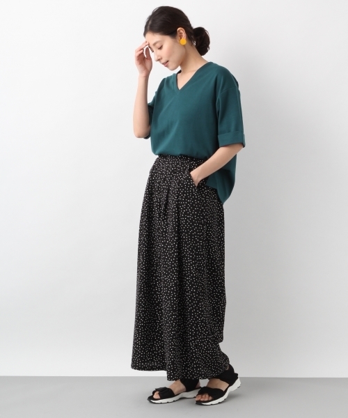 LEPSIM（レプシィム）の「ドットプリントワイドパンツ　789547（その他パンツ・レディース・ブルー系その他/レッド系その他/ブラック系その他・FREE）」の4枚目の写真