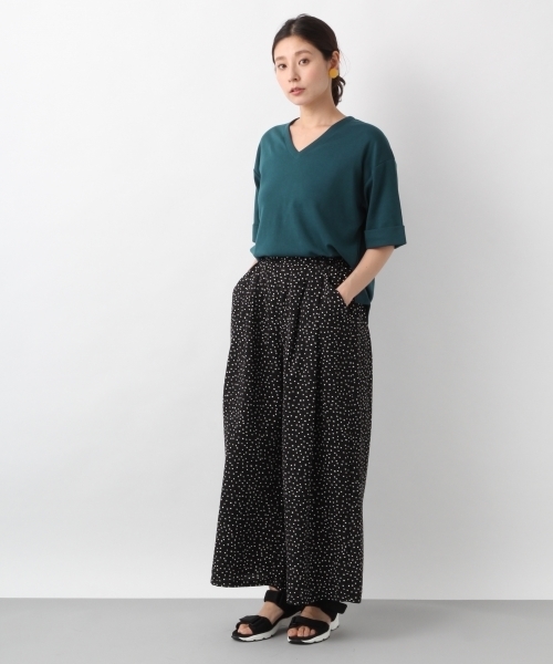 LEPSIM（レプシィム）の「ドットプリントワイドパンツ　789547（その他パンツ・レディース・ブルー系その他/レッド系その他/ブラック系その他・FREE）」の5枚目の写真