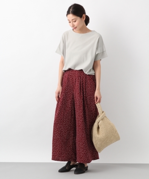 LEPSIM（レプシィム）の「ドットプリントワイドパンツ　789547（その他パンツ・レディース・ブルー系その他/レッド系その他/ブラック系その他・FREE）」の9枚目の写真