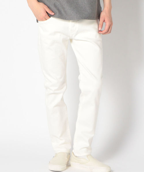 SHIPS（シップス）の「RED CARD×SHIPS: 別注 ジャストレングス ストレッチ スリムテーパード ホワイトデニム RHYTHM（デニムパンツ・メンズ・オフホワイト・30/31/32/34/29/33）」の3枚目の写真