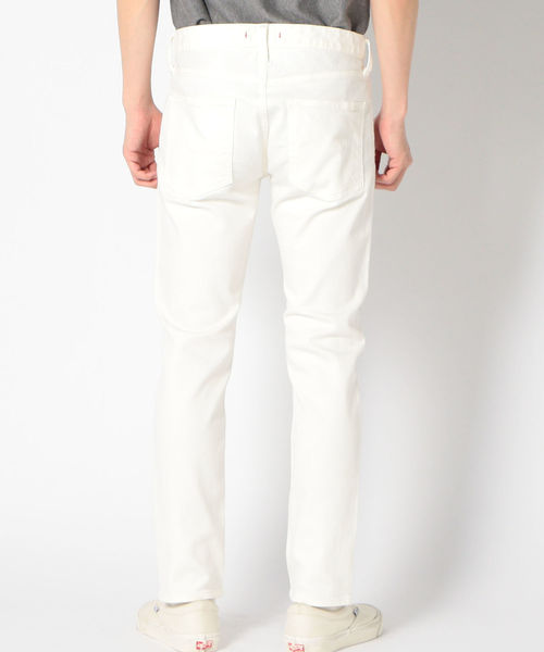 SHIPS（シップス）の「RED CARD×SHIPS: 別注 ジャストレングス ストレッチ スリムテーパード ホワイトデニム RHYTHM（デニムパンツ・メンズ・オフホワイト・30/31/32/34/29/33）」の12枚目の写真