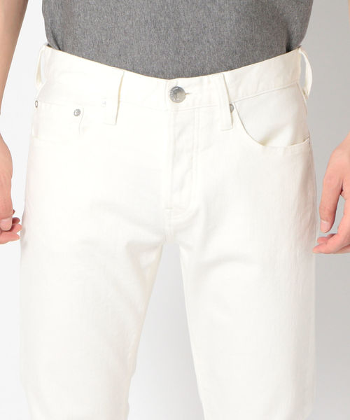 SHIPS（シップス）の「RED CARD×SHIPS: 別注 ジャストレングス ストレッチ スリムテーパード ホワイトデニム RHYTHM（デニムパンツ・メンズ・オフホワイト・30/31/32/34/29/33）」の10枚目の写真