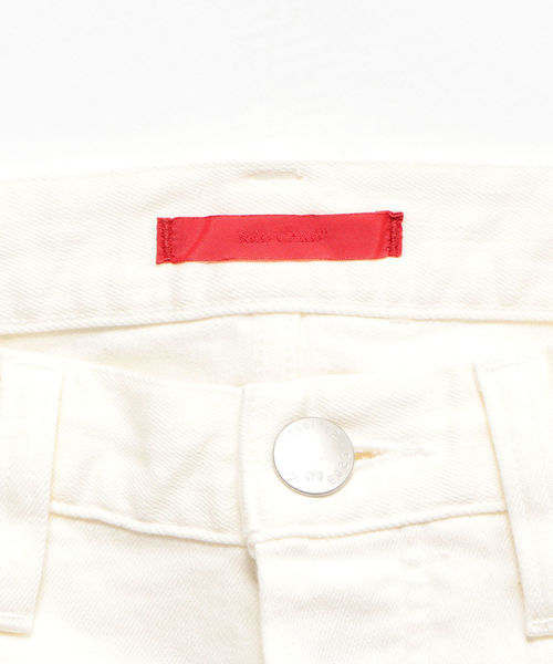 SHIPS（シップス）の「RED CARD×SHIPS: 別注 ジャストレングス ストレッチ スリムテーパード ホワイトデニム RHYTHM（デニムパンツ・メンズ・オフホワイト・30/31/32/34/29/33）」の5枚目の写真