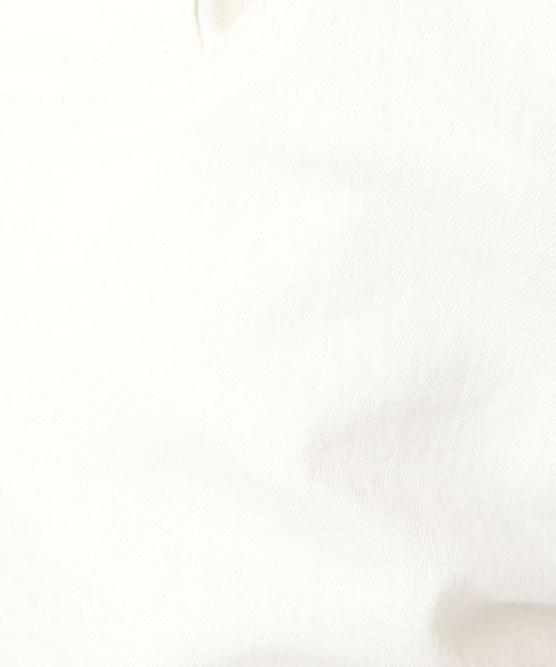 SHIPS（シップス）の「RED CARD×SHIPS: 別注 ジャストレングス ストレッチ スリムテーパード ホワイトデニム RHYTHM（デニムパンツ・メンズ・オフホワイト・30/31/32/34/29/33）」の4枚目の写真