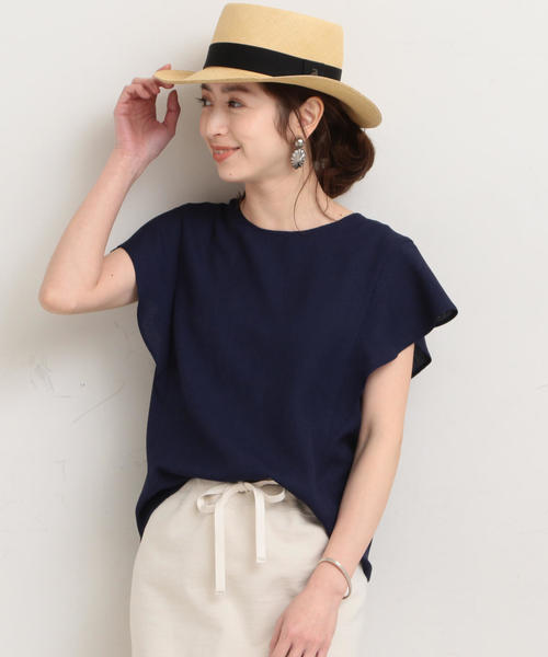 BEAUTY&amp;YOUTH UNITED ARROWS - beauty &amp; youth  リネンライクフレアスリーブブラウス BEAUTY&YOUTH UNITED ARROWS（ビューティーアンドユース
