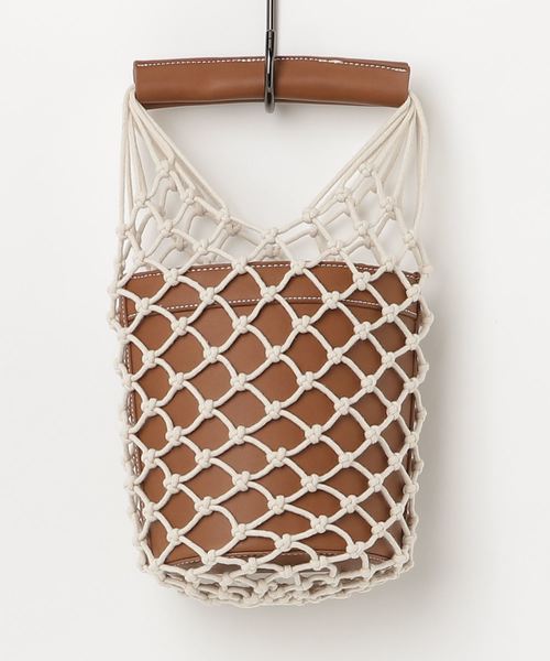 MOUSSY（マウジー）の「2WAY NET BAG（ハンドバッグ・レディース・ブラウン/ブラック・FREE）」の2枚目の写真