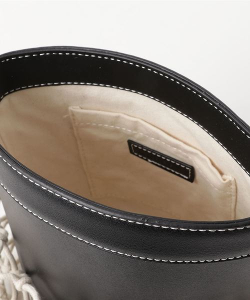 MOUSSY（マウジー）の「2WAY NET BAG（ハンドバッグ・レディース・ブラウン/ブラック・FREE）」の4枚目の写真