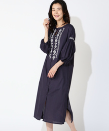 Natural Beauty Basic ナチュラルビューティベーシック の 刺繍ワンピース ワンピース Wear