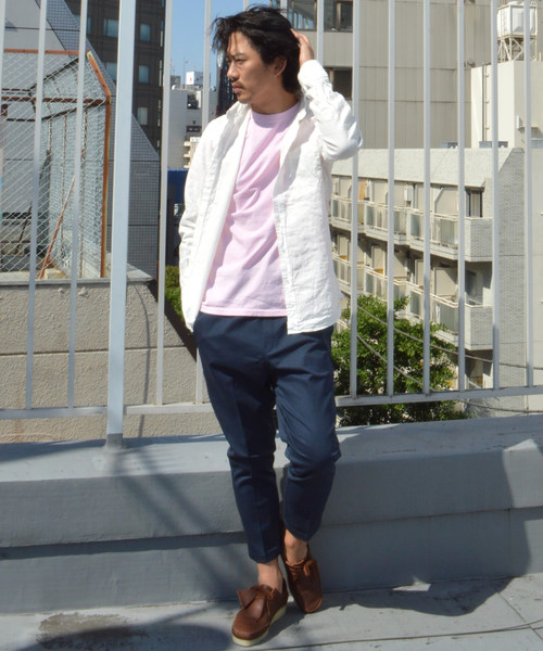 Dickies（ディッキーズ）の「別注：Dickies/ディッキーズ ストレッチ カットオフ8分丈イージーパンツ（チノパンツ・メンズ・ベージュ/ホワイト/ブラック/ネイビー・M/L/S/XL）」の11枚目の写真