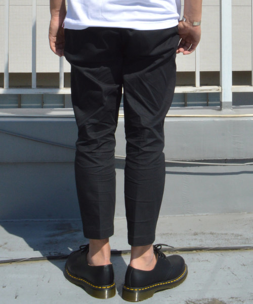 Dickies（ディッキーズ）の「別注：Dickies/ディッキーズ ストレッチ カットオフ8分丈イージーパンツ（チノパンツ・メンズ・ベージュ/ホワイト/ブラック/ネイビー・M/L/S/XL）」の15枚目の写真