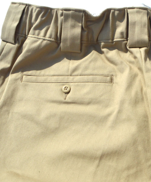 Dickies（ディッキーズ）の「別注：Dickies/ディッキーズ ストレッチ カットオフ8分丈イージーパンツ（チノパンツ・メンズ・ベージュ/ホワイト/ブラック/ネイビー・M/L/S/XL）」の21枚目の写真