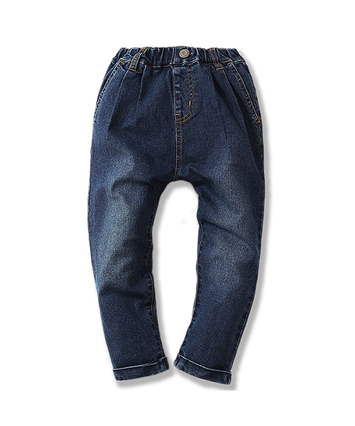 devirock（デビロック）の「デニムサルエルタックパンツ サルエルパンツ（デニムパンツ・キッズ・ネイビー/サックスブルー/ブルー系その他/ワンウォッシュ・110cm/100cm/120cm/130cm/140cm/150cm/160cm）」の21枚目の写真