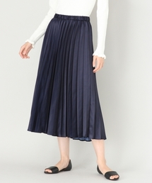 LOWRYS FARM | サテンプリーツスカート　809192(スカート)