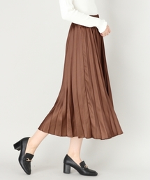 LOWRYS FARM | サテンプリーツスカート　809192(スカート)