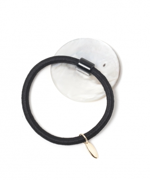 BAYFLOW(ベイフロー)の「シェルポニー(ヘアゴム・レディース・イエロー/ブラウン・FREE)」の5枚目の写真