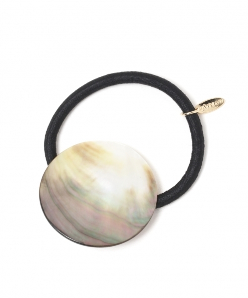 BAYFLOW(ベイフロー)の「シェルポニー(ヘアゴム・レディース・イエロー/ブラウン・FREE)」の3枚目の写真