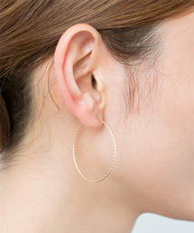 あおぞら agete K10ピアス（10122112362）アガット K10フープピアス｜ピアス｜アガット 公式オンラインストア