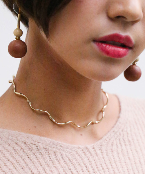 WEGO（ウィゴー）の「WEGO/メタルチョーカー（チョーカー・レディース・シルバー/ゴールド・FREE）」の2枚目の写真