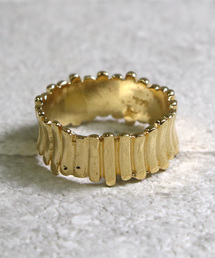 【YArKA/ヤーカ】silver925 unevenness stick ring[bou]/不揃い棒リング シルバー 925