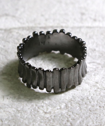 【YArKA/ヤーカ】silver925 unevenness stick ring[bou]/不揃い棒リング シルバー 925