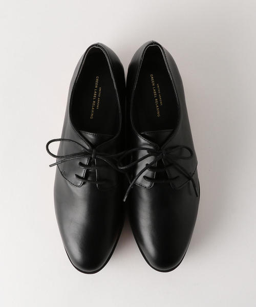 green label relaxing（グリーンレーベルリラクシング）の「CFC プラットフォームレースアップ シューズ（3.5cmヒール） ◆（その他シューズ・レディース・ブラック/シルバー・S/M/L）」の5枚目の写真