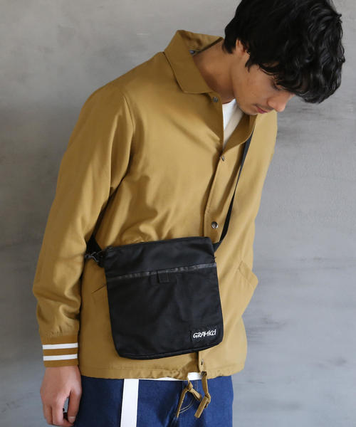 Gramicci（グラミチ）の「Gramicci(グラミチ)別注ナイロンサコッシュバッグ（ショルダーバッグ・メンズ・ターコイズブルー/ブラック・FREE）」の17枚目の写真