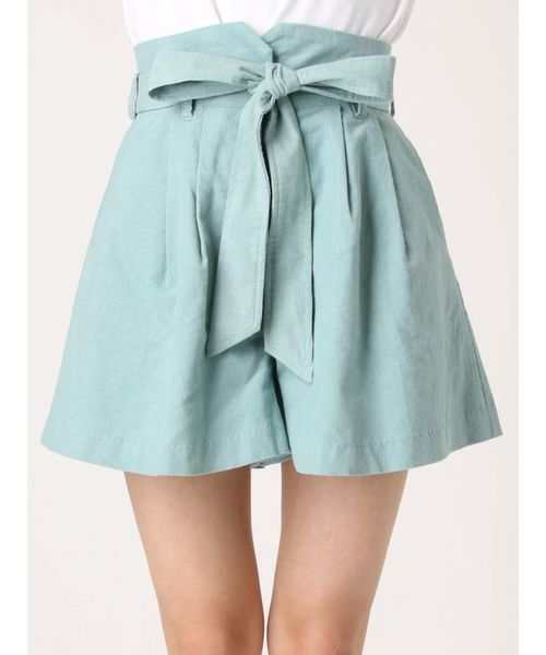 dazzlin（ダズリン）の「リボン付コーデュロイショートパンツ（その他パンツ・レディース・ベージュ/オフホワイト/ピンク/ミント・SMALL/MEDIUM）」の9枚目の写真