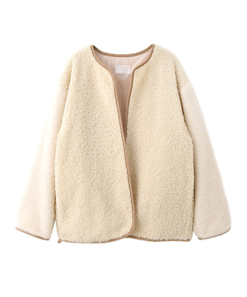 marjour(マージュール)の「PIPING BOA JAKET(ブルゾン・レディース・アイボリー・MEDIUM)」の3枚目の写真