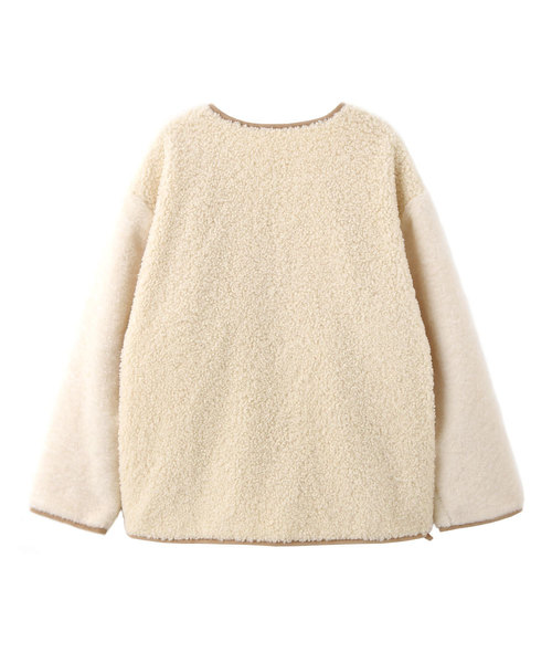 marjour(マージュール)の「PIPING BOA JAKET(ブルゾン・レディース・アイボリー・MEDIUM)」の4枚目の写真