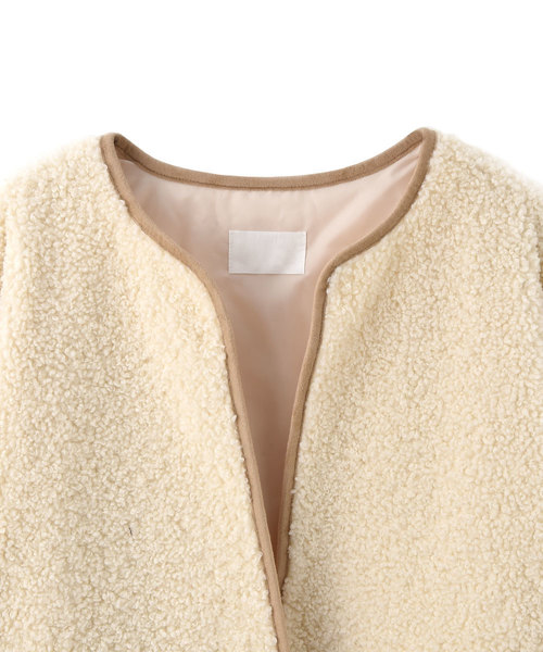 marjour(マージュール)の「PIPING BOA JAKET(ブルゾン・レディース・アイボリー・MEDIUM)」の5枚目の写真