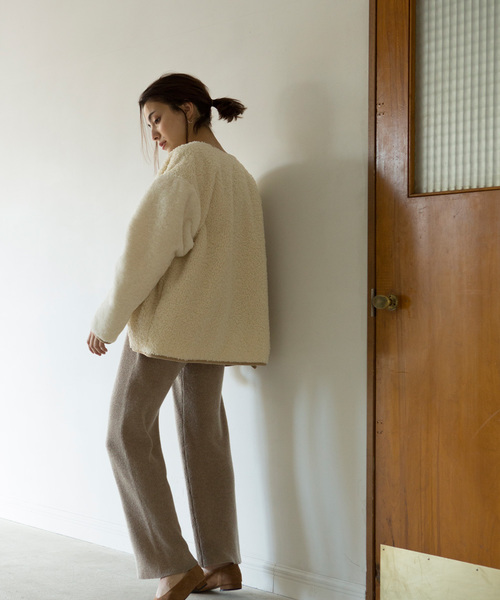 marjour(マージュール)の「PIPING BOA JAKET(ブルゾン・レディース・アイボリー・MEDIUM)」の21枚目の写真