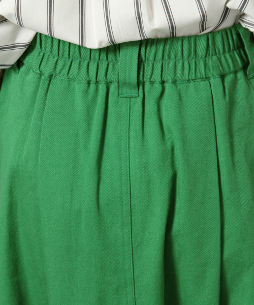 LOWRYS FARM（ローリーズファーム）の「タックギャザースカート　826460（スカート・レディース・オフホワイト/ブラック/ベージュ/グリーン・FREE）」の10枚目の写真