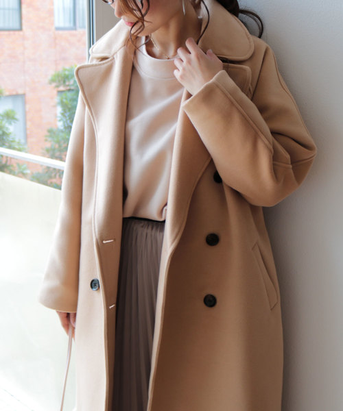 andme(アンドミー)の「背中ベルト付きロングコート(モッズコート・レディース・ブラック/ベージュ/グレー/グレー系その他・M)」の17枚目の写真