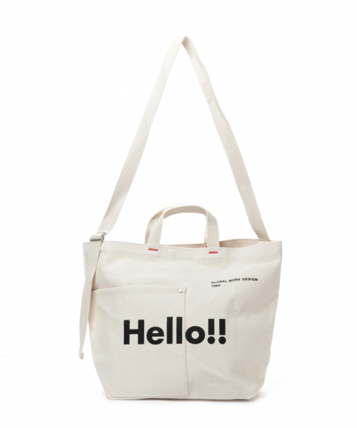 GLOBAL WORK（グローバルワーク）の「2WAYロゴBAG/822382（トートバッグ・レディース・その他3/その他2/その他1/その他/ブラック/グレー/パープル系その他5/ブラウン/カーキ/ピンク/ライトブルー/ブラック系その他/スカイブルー/ライトベージュ・FREE）」の12枚目の写真