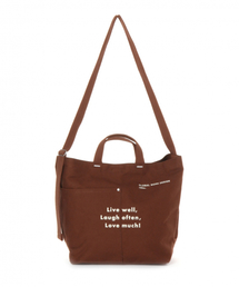 GLOBAL WORK | 2WAYロゴBAG【G.W.G.G】/822382(トートバッグ)