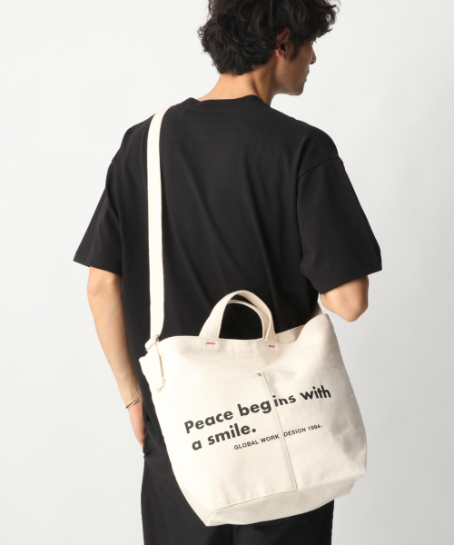 セール】2WAYロゴBAG/822382（トートバッグ）｜GLOBAL WORK
