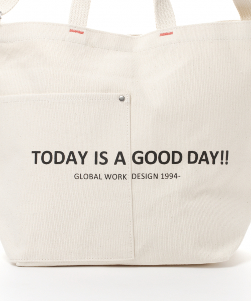GLOBAL WORK（グローバルワーク）の「2WAYロゴBAG/822382（トートバッグ・レディース・その他3/その他2/その他1/その他/ブラック/グレー/パープル系その他5/ブラウン/カーキ/ピンク/ライトブルー/ブラック系その他/スカイブルー/ライトベージュ・FREE）」の22枚目の写真