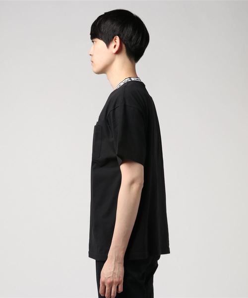 VANS（バンズ）の「VANS/ヴァンズ OTW JQD Pocket S/S T-Shirt（Tシャツ/カットソー・メンズ・ブラック/ホワイト・M/L/XL）」の4枚目の写真