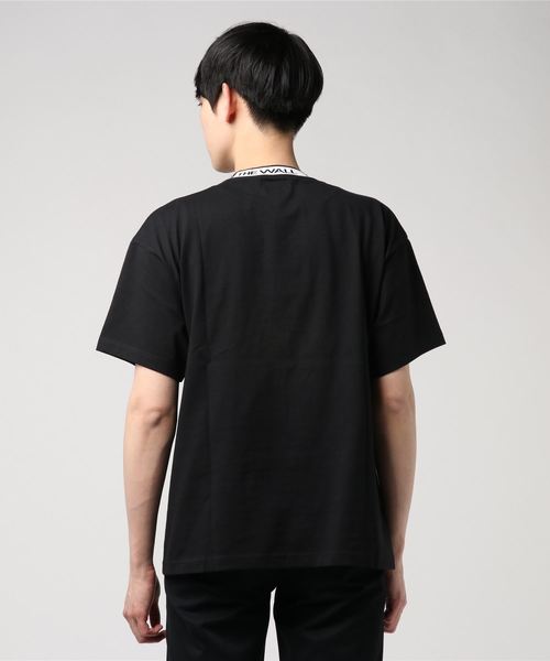 VANS（バンズ）の「VANS/ヴァンズ OTW JQD Pocket S/S T-Shirt（Tシャツ/カットソー・メンズ・ブラック/ホワイト・M/L/XL）」の3枚目の写真