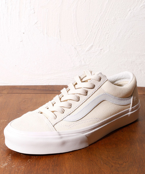 VANS（バンズ）の「VANS /ヴァンズ VINTAGE SPORT STYLE 36 ヴィンテージスポーツ スタイル36 VN0A3DZ3VT（スニーカー・レディース・ホワイト/チェリーレッド・23cm/23.5cm/24cm/24.5cm/25cm）」の7枚目の写真